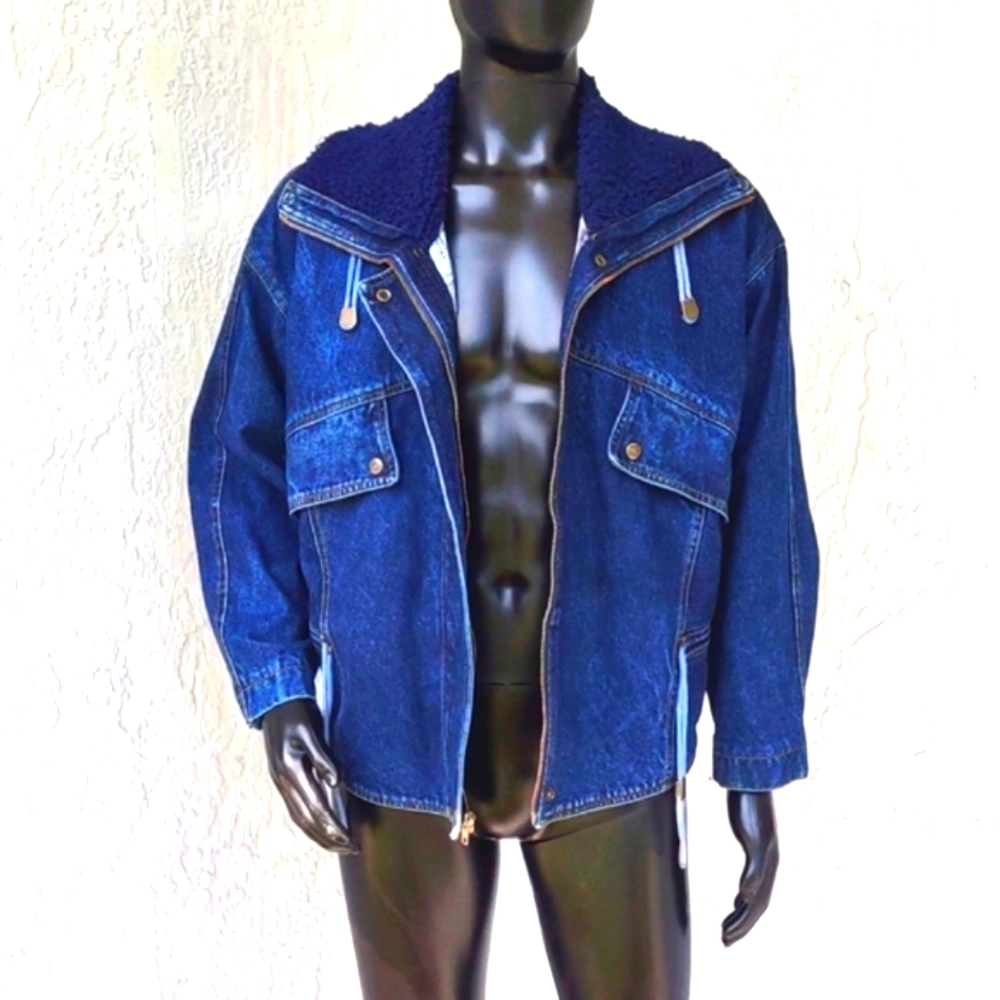 Jeremiah Whipp Men's Vintage Wild West Authentic Denim Jacket